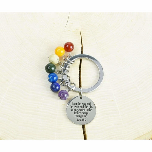 Genuine Chakra Scripture Keychain - Chakras Store