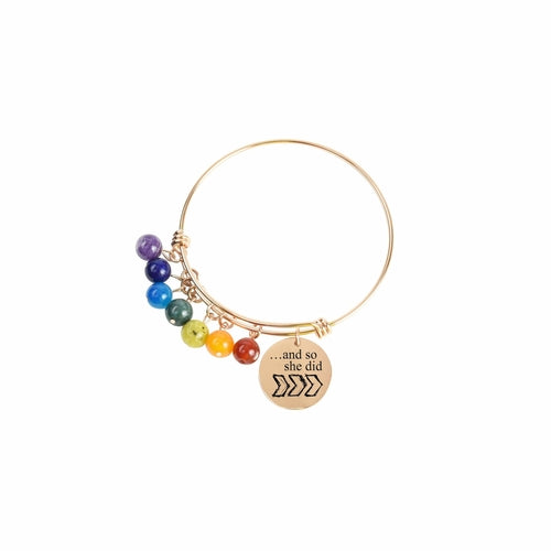 Genuine Chakra Inspirational Bangle - Chakras Store