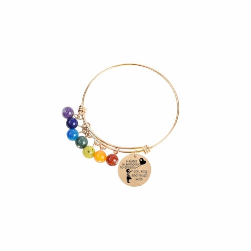 Genuine Chakra Inspirational Bangle - Chakras Store