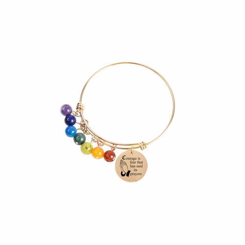 Genuine Chakra Inspirational Bangle - Chakras Store