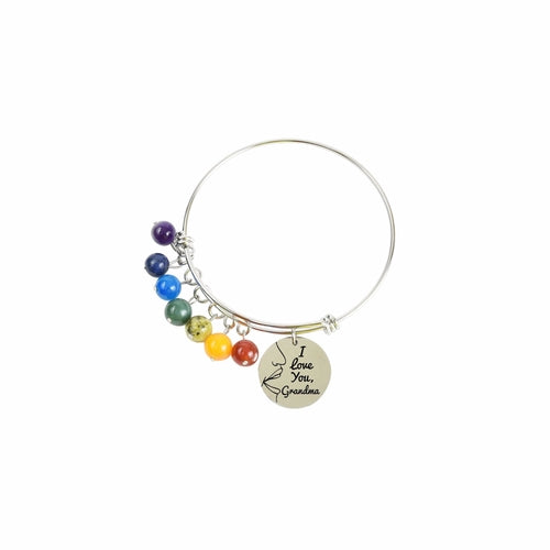 Genuine Chakra Inspirational Bangle - Chakras Store