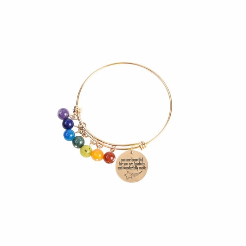 Genuine Chakra Inspirational Bangle - Chakras Store