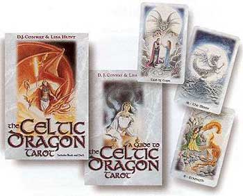 Celtic Dragon tarot deck & Book by Conway & Hunt - Chakras Store