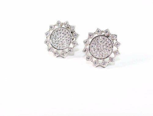 High Sun Chakra Sparkling Stud Earrings - Chakras Store