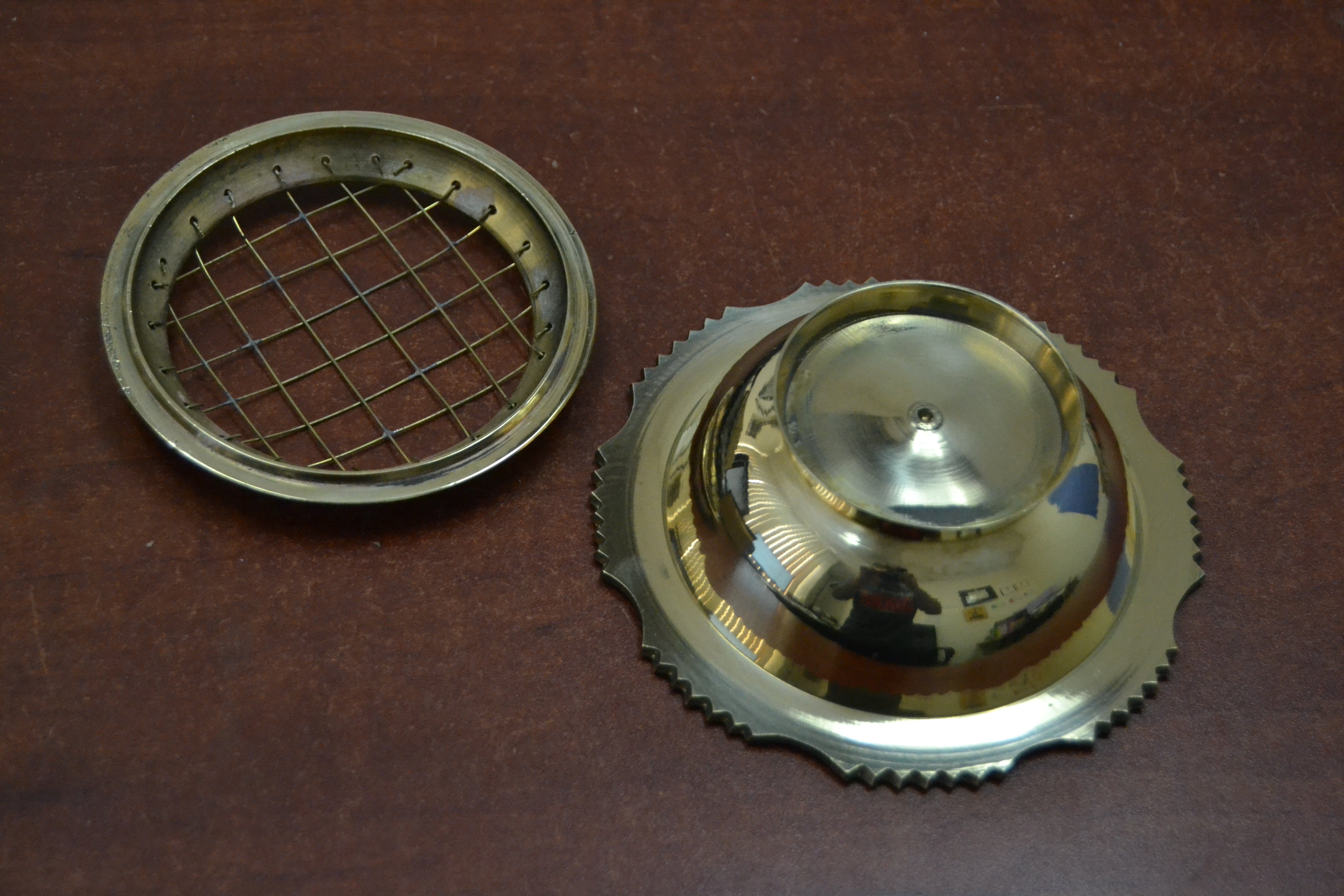 Handmade Brass Incense Burner Circle Lamp - Chakras Store