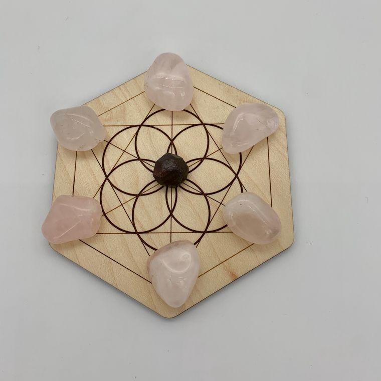 Mini Crystal Love Grid - Chakras Store