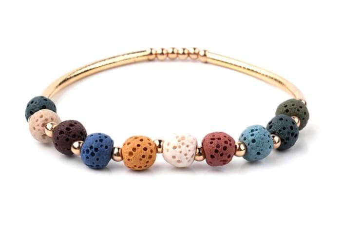 Lava Stone Essential Oil Bracelet - Chakra Lava Stone - Chakras Store
